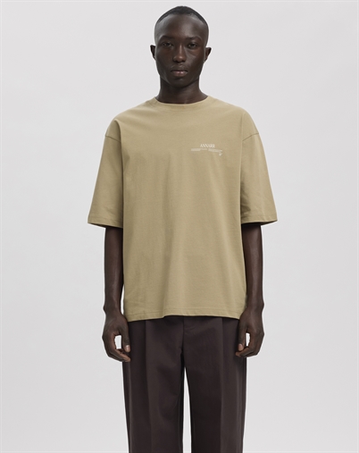 ANNARR - ANROkholm Logo T-Shirt - Weathered Teak